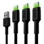 Cavo USB Green Cell KABGCSET03 Nero 2 m di Green Cell, Cavi USB - Rif: S91108874, Prezzo: 17,16 €, Sconto: %