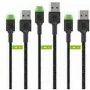 Cable USB Green Cell KABGCSET03 Negro 2 m de Green Cell, Cables USB - Ref: S91108874, Precio: 17,30 €, Descuento: %