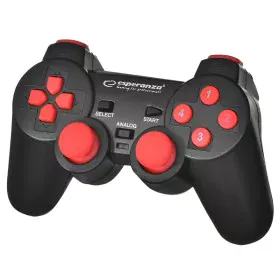 Gaming Controller Esperanza Warrior GX300 USB 2.0 Schwarz Rot PC Windows von Esperanza, Geräte für virtuelle Realität - Ref: ...