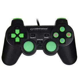 Controller Gaming Esperanza EGG107G USB 2.0 Nero Verde PC PlayStation 3 di Esperanza, Dispositivi di realtà virtuale - Rif: S...