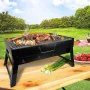 Holzkohlegrill mit Rädern Feel Maestro MR-1010 Schwarz Metall von Feel Maestro, Barbecues im Freien - Ref: S9114692, Preis: 1...