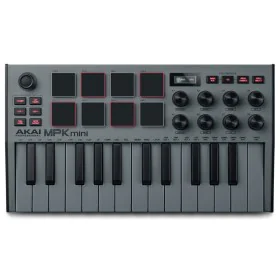 Controlador Akai MPK Mini MK3 Grey MIDI de Akai, Controladores MIDI - Ref: S9114751, Preço: 101,43 €, Desconto: %