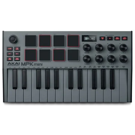 Controlador Akai MPK Mini MK3 Grey MIDI de Akai, Controladores MIDI - Ref: S9114751, Precio: 101,43 €, Descuento: %