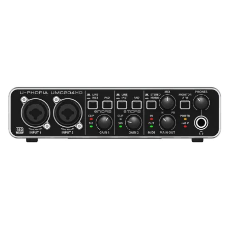 Audio interface Behringer UMC204HD by Behringer, Audio Interfaces - Ref: S9114782, Price: 125,07 €, Discount: %