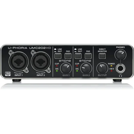 Interfaccia audio Behringer UMC202HD di Behringer, Interfacce audio - Rif: S9114783, Prezzo: 109,88 €, Sconto: %