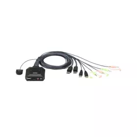 Switch KVM Aten CS22DP-AT 1,2 m de Aten, Commutateur KVM - Réf : S9117838, Prix : 76,58 €, Remise : %