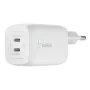 Cargador de Pared Belkin WCH013vfWH Blanco 65 W (1 unidad) de Belkin, Cargadores - Ref: S9117947, Precio: 39,25 €, Descuento: %