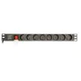 Schuko 19" 8 Way Multi-socket Adapter with On / Off Switch GEMBIRD EG-PDU-014-F (3 m) by GEMBIRD, Power Strips - Ref: S911821...