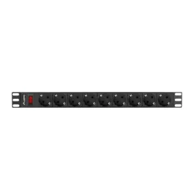 Multipresa 9 Prese con Interruttore Lanberg PDU-09F-0300-BK (3 m) di Lanberg, Multiprese - Rif: S9118246, Prezzo: 24,15 €, Sc...