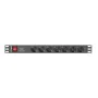 Réglette Lanberg PDU-07F-0200-IEC-BK (1 m) (2 m) de Lanberg, Multiprises - Réf : S9118247, Prix : 24,08 €, Remise : %