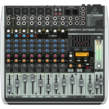 Mélangeur Behringer QX1222USB 16 de Behringer, Tables de mixage - Réf : S9120753, Prix : 289,20 €, Remise : %