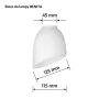 Lamp Shade Activejet Nikita White Glass 26 x 12 x 12,5 cm by Activejet, Lamp Shades - Ref: S9121626, Price: 9,00 €, Discount: %