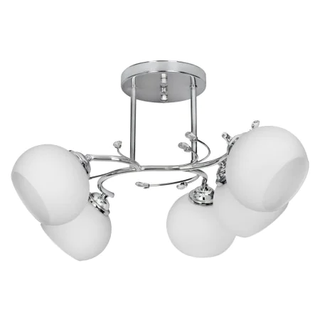 Suspension Activejet AJE-IRMA 5P Blanc Noir Argenté Métal 40 W 50,9 x 28 x 46 cm de Activejet, Plafonniers - Réf : S9121639, ...