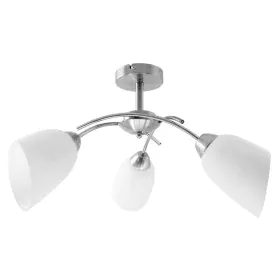 Suspension Activejet NIKITA 3P Nikiel Blanc nickel Métal verre 120 W de Activejet, Plafonniers - Réf : S9121692, Prix : 29,72...