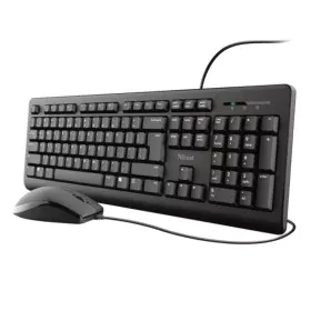 clavier et souris Trust Primo Noir Espagnol Qwerty QWERTY de Trust, Claviers - Réf : M0320944, Prix : 18,69 €, Remise : %