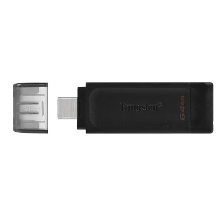 Clé USB Kingston 70 Noir 64 GB (1 Unité) de Kingston, Clés USB - Réf : S9122461, Prix : 6,23 €, Remise : %