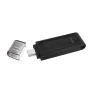 Clé USB Kingston 70 Noir 64 GB (1 Unité) de Kingston, Clés USB - Réf : S9122461, Prix : 6,23 €, Remise : %