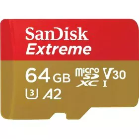 Micro SD Card SanDisk Extreme 64 GB by SanDisk, Memory cards - Ref: S9122774, Price: 13,81 €, Discount: %