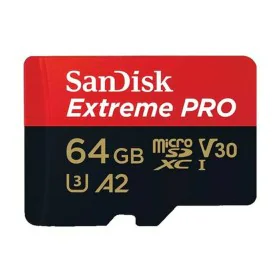 Carte Micro SD SanDisk Extreme PRO 64 GB de SanDisk, Cartes mémoire - Réf : S9122778, Prix : 18,48 €, Remise : %