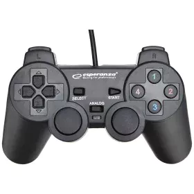 Gaming Controller Esperanza EG102 USB 2.0 Schwarz PC PlayStation 3 von Esperanza, Geräte für virtuelle Realität - Ref: S91231...