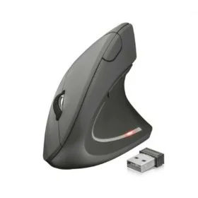 Souris Optique Ergonomique Trust Verto Noir Monochrome 1600 dpi de Trust, Souris - Réf : S9123874, Prix : 30,08 €, Remise : %