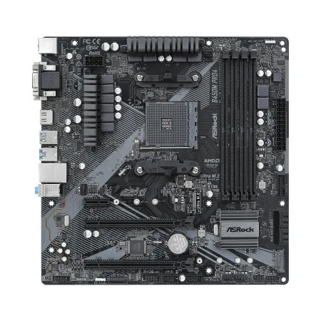 Carte Mère ASRock B450M Pro4 R2.0 Socket AM4 AMD B450 AMD AM4 de ASRock, Cartes mères - Réf : S9124558, Prix : 78,43 €, Remis...