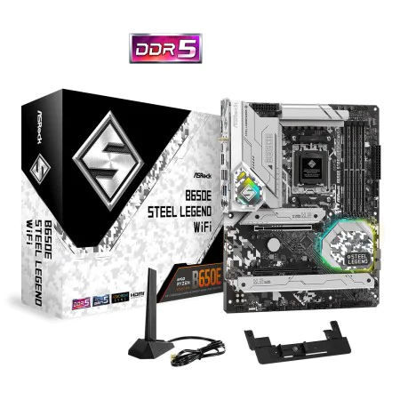 Placa Mãe ASRock B650E Steel Legend WiFi AMD AMD B650 AMD AM5 de ASRock, Placas base - Ref: S9124567, Preço: 267,45 €, Descon...