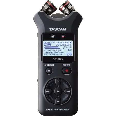 Grabadora Tascam DR-07X Azul Negro de Tascam, Grabadoras de voz digitales - Ref: S9125137, Precio: 133,97 €, Descuento: %