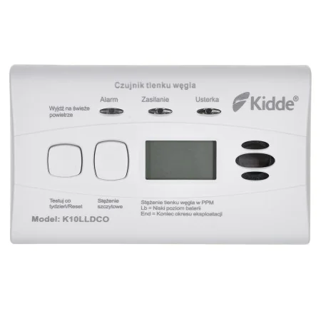 Détecteur de monoxyde de carbone Kidde K10LLDCO de Kidde, Détecteurs de monoxyde de carbone - Réf : S9125616, Prix : 46,69 €,...