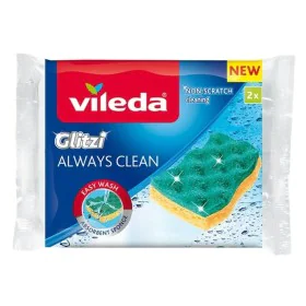 Scourer Vileda 168527 Yellow Green Viscose (2 Units) by Vileda, Scouring Pads & Scrubbers - Ref: S9126734, Price: 2,35 €, Dis...