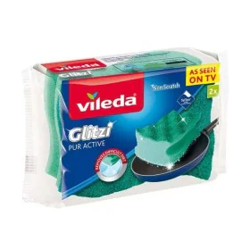 Estropajo Vileda Glitzi Pur Active Verde Poliuretano 60 x 4 x 90 cm (2 Unidades) de Vileda, Estropajos - Ref: S9126735, Preci...