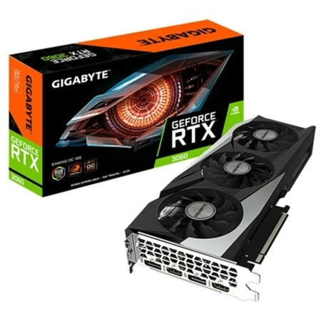 Placa Gráfica Gigabyte GV-N3060GAMING GeForce RTX 3060 12 GB GDDR6 de Gigabyte, Placas gráficas - Ref: S9128787, Preço: 345,6...