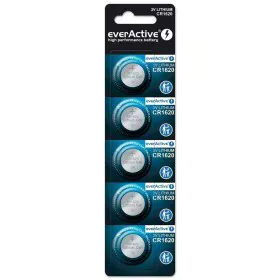 Batteries EverActive CR1620 3 V (5 Unités) de EverActive, Piles jetables - Réf : S9132557, Prix : 2,86 €, Remise : %