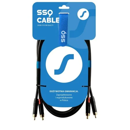 Cabo 2 x RCA Sound station quality (SSQ) SS-1431 Preto 1 m de Sound station quality (SSQ), Cabos - Ref: S9133558, Preço: 16,8...