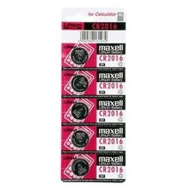 Pilas de Botón de Litio Maxell CR2016 de Maxell, Regletas - Ref: S9133654, Precio: 3,76 €, Descuento: %