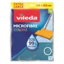 Pano de limpeza em microfibra Vileda 151991 (1 Unidade) de Vileda, Panos e toalhas de cozinha - Ref: S9133822, Preço: 4,03 €,...