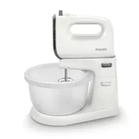 impastatrice mixer con ciotola Philips HR3745/00 3 L Bianco Grigio 450 W 3 L di Philips, Frullatore a immersione e impastatri...