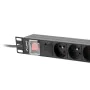 Schuko 19" 6 Way Multi-socket Adapter Lanberg PDU-06E-0200-BK (2 m) by Lanberg, Power Strips - Ref: S9137028, Price: 22,59 €,...