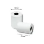 Thermal Paper Roll Qoltec 51896 10 Units White 57 mm 20 m by Qoltec, Machine Rolls - Ref: S9138099, Price: 6,74 €, Discount: %