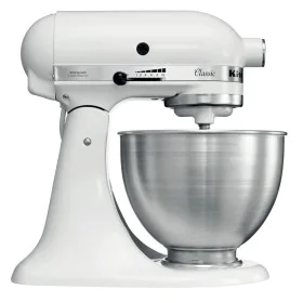 Batedeira de varinhas KitchenAid 5K45SSEWH Metal Aço inoxidável Zinco de KitchenAid, Batedeiras de varinhas e de amassar - Re...