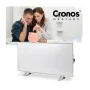 Aquecedor Cronos CRP-770TWP Branco Cinzento 770 W 1 Peça de Cronos, Aquecedores e aquecedores halogéneos - Ref: S9144743, Pre...