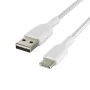 Cabo USB-C para USB Belkin CAB002BT3MWH Branco 3 m (1 Unidade) de Belkin, Cabos USB - Ref: S9144862, Preço: 14,12 €, Desconto: %