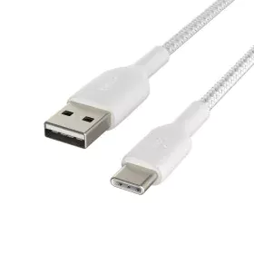 USB-C Cable to USB Belkin CAB002BT3MWH White 3 m (1 Unit) by Belkin, USB Cables - Ref: S9144862, Price: 13,96 €, Discount: %