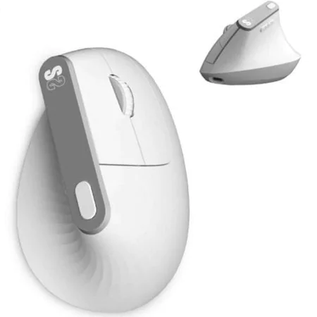 Ratón Ergonómico Óptico Subblim SUBMO-EDNVW02 Blanco de Subblim, Ratones - Ref: M0322872, Precio: 27,58 €, Descuento: %