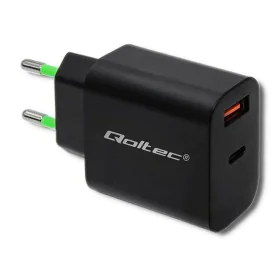 Chargeur mural Qoltec 51713 Noir 18 W de Qoltec, Chargeurs - Réf : S9162299, Prix : 9,33 €, Remise : %