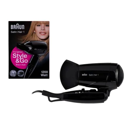 Sèche-cheveux Braun BRHD130E Noir 1200 W de Braun, Sèche-cheveux et diffuseurs sèche-cheveux - Réf : S9186373, Prix : 26,37 €...