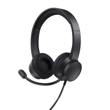 Auriculares con Micrófono Trust 25089 Negro de Trust, Auriculares con micrófonos - Ref: S9190796, Precio: 29,14 €, Descuento: %