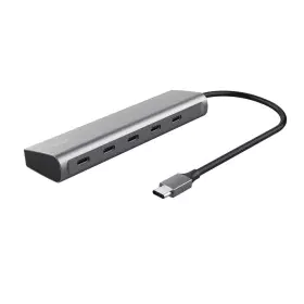 Hub USB Trust 25136 100 W Prateado (1 Unidade) de Trust, Hubs USB - Ref: S9190842, Preço: 30,77 €, Desconto: %