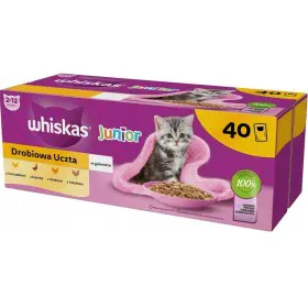 Aliments pour chat Whiskas Junior 40 x 85 g de Whiskas, Humide - Réf : S9194586, Prix : 19,54 €, Remise : %