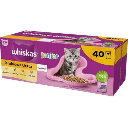 Aliments pour chat Whiskas Junior 40 x 85 g de Whiskas, Humide - Réf : S9194586, Prix : 19,54 €, Remise : %